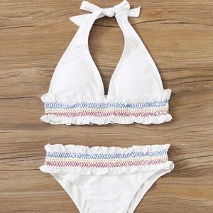 DO NOT BUY ON HOLD White halter bikini set